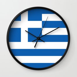 Flag of Greece Greek Wall Clock