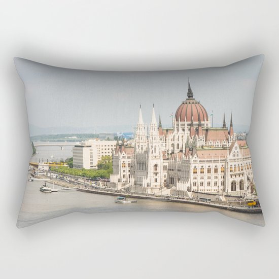 Budapest Parliament Rectangular Pillow