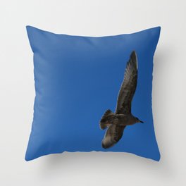 Flying Hawk Throw Pillow