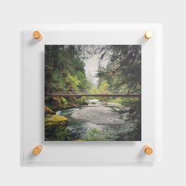 River Bridge Floating Acrylic Print