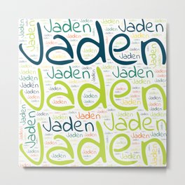 Jaden Metal Print