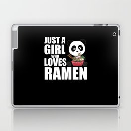 Ramen Japanese Noodle Cute Panda Eats Ramen Laptop Skin