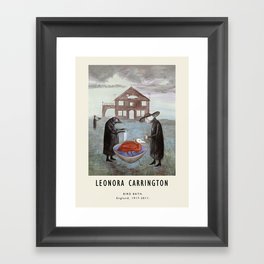 Poster-Leonora Carrington-Bird bath. Framed Art Print