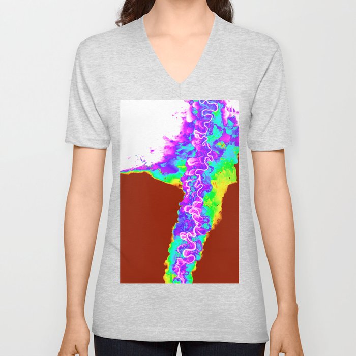 Beaver Creek, Alaska: Relative Elevation Model V Neck T Shirt