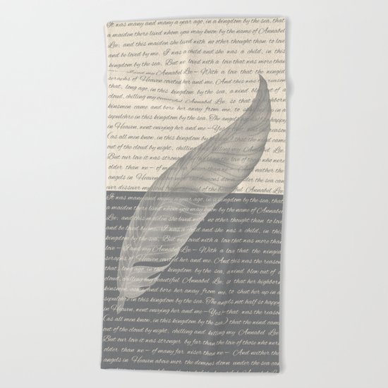 ANNABEL LEE (Allan Poe) Beach Towel