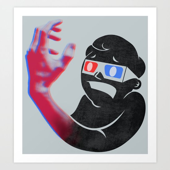 Now in Eye-Popping 3D! Art Print