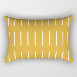 Mudcloth (Mustard Yellow) Rectangular Pillow