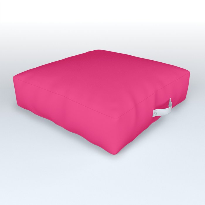 Color 035 - Pink, Love, Woman, Romance Outdoor Floor Cushion