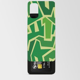 Geometric Green Android Card Case