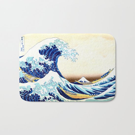The Great Wave off Kanagawa Bath Mat