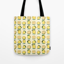 Lemon Yoga Tote Bag
