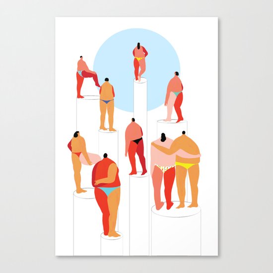 lonely island Canvas Print