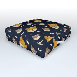 Kawaii Shiba Inu cute Dog Pattern Gift Cute Summer Outdoor Floor Cushion