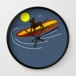 Kodi Surfing Wall Clock