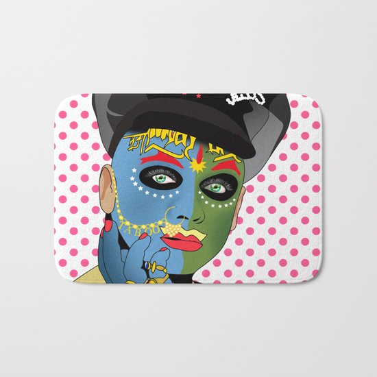 leigh bowery Bath Mat