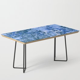Abstract Dark Blue and Light Blue Background. Coffee Table