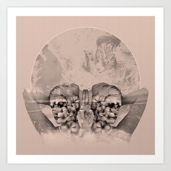 the beauty Art Print