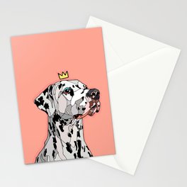 Dalmatian Illustration by rads Stationery Card