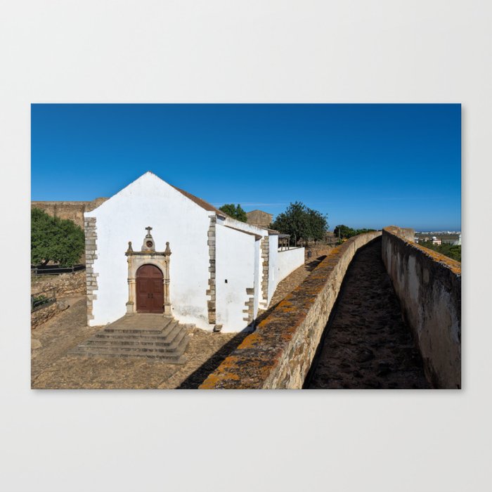 Church of Misericordia in Medieval Castle Canvas Print