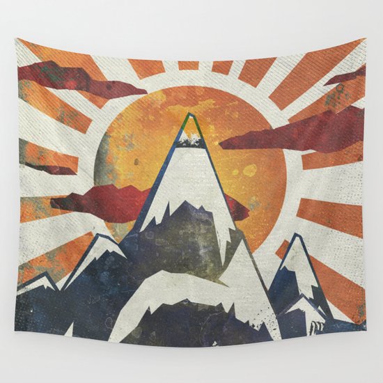 Mount Spitfire Wall Tapestry