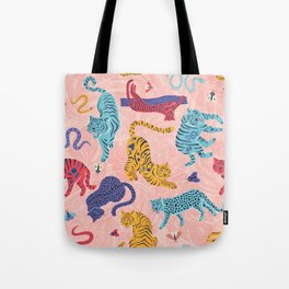 Here Little Kitty - Tigers and Leopards Tote Bag
