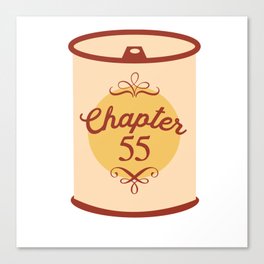 Chapter 55 Soup Can Canvas Print