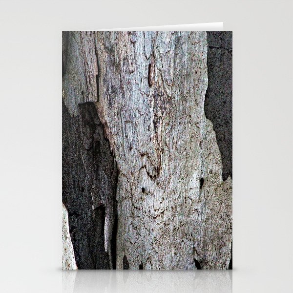 Eucalyptus Tree Bark and Wood Abstract Natural Texture 63 Stationery Cards