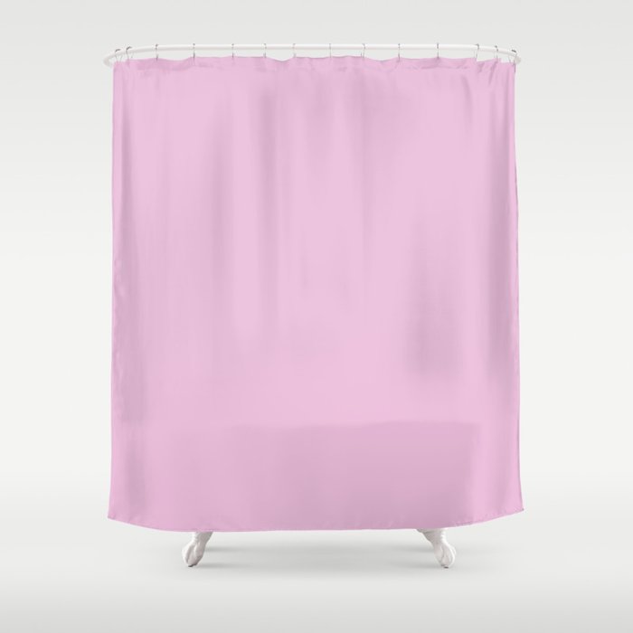 Pirouette Pink Solid Color PANTONE 14-3205 2022 Summer Trending Shade - Hue - Colour Shower Curtain