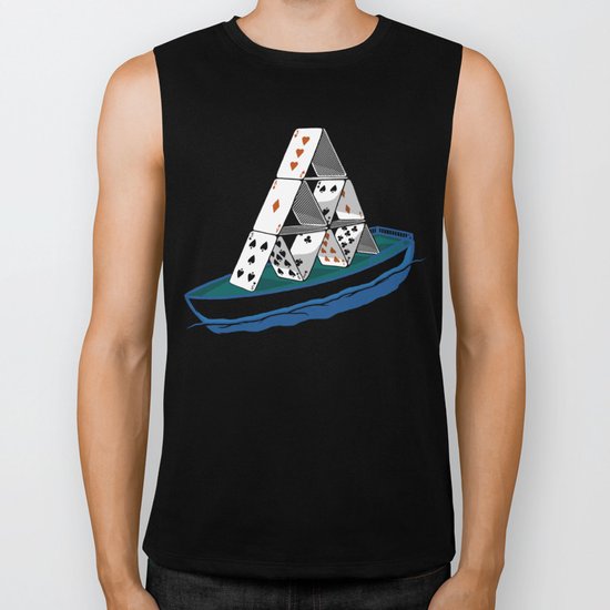 Waiting the storm Biker Tank