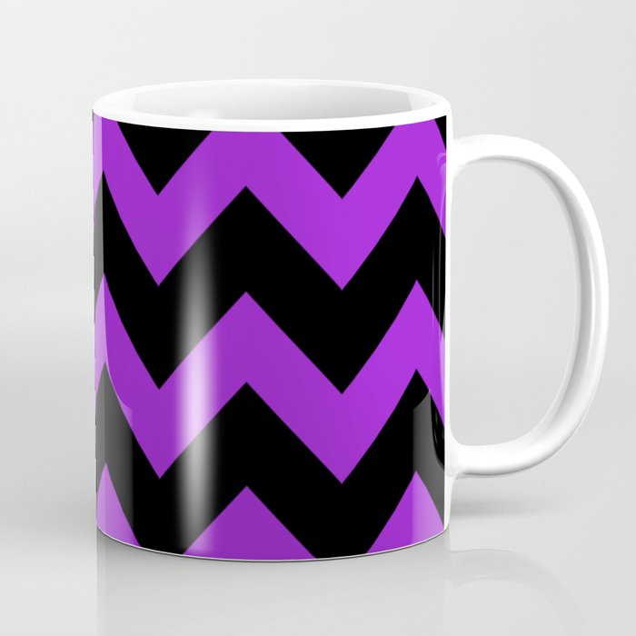 Purple Chevron Coffee Mug