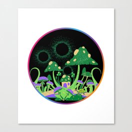 Garden of Shrooms sweet 2022 Canvas Print