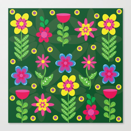 Colorful Flowers Canvas Print