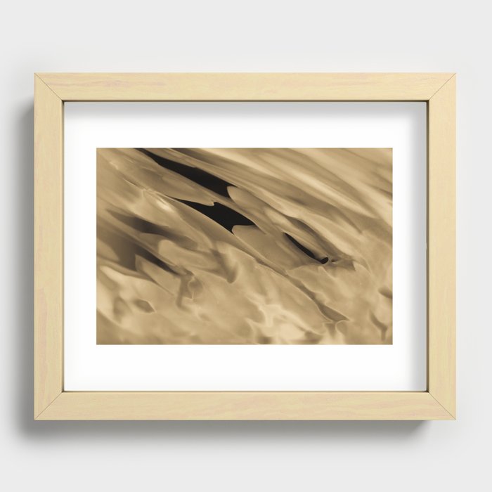 Running Golden Recessed Framed Print