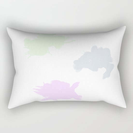 Pastel Palette Rectangular Pillow