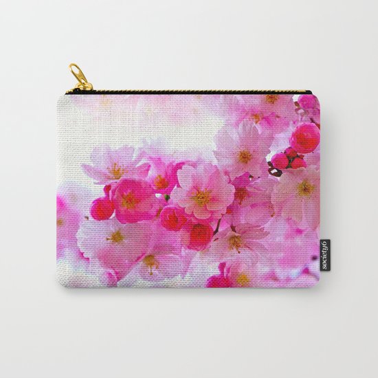 PINK CHERRY BLOSSOMS Carry-All Pouch