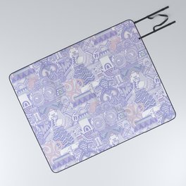 pottery lilac limited Picnic Blanket