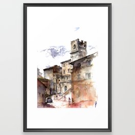 Cortona, Italy Framed Art Print