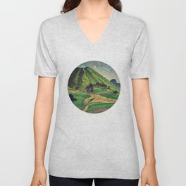 Crossing people's land in Iksey V Neck T Shirt