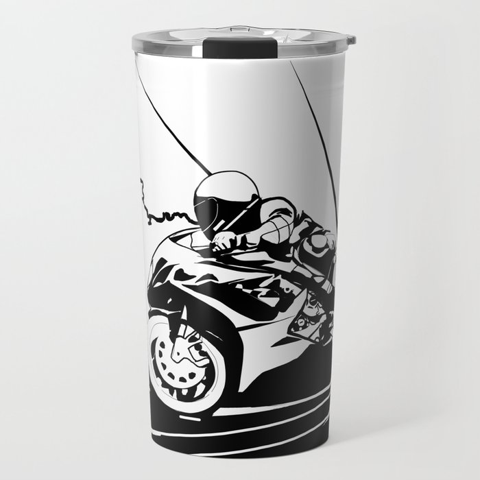 Motorcycle Race Travel Mug