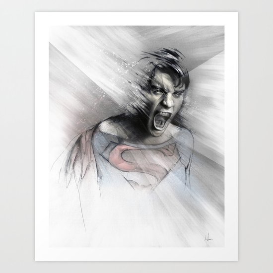 Superheroes SF Art Print