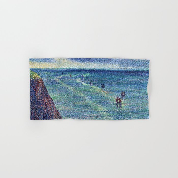 Camaret Fishing Boats on the French Coast by Maximilien Luce Hand & Bath Towel