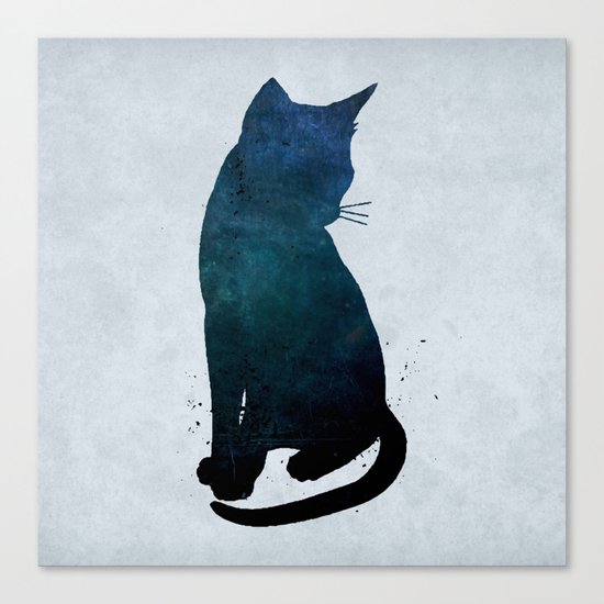 Dark Cat Canvas Print