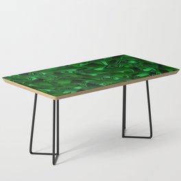 Emerald Green Chromatic Melt Coffee Table
