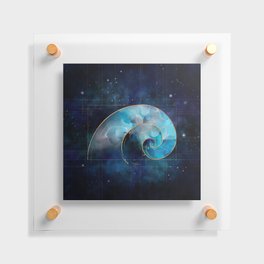 Golden Spiral - Cosmos Floating Acrylic Print