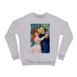 Dance at Bougival, Couple by Pierre-Auguste Renoir Crewneck Sweatshirt