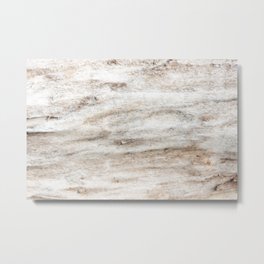 Soft Driftwood Metal Print | Beachcottage, Beigeandivory, White, Beige, Bark, Texture, Earthy, Tan, Photo, Earthtones 