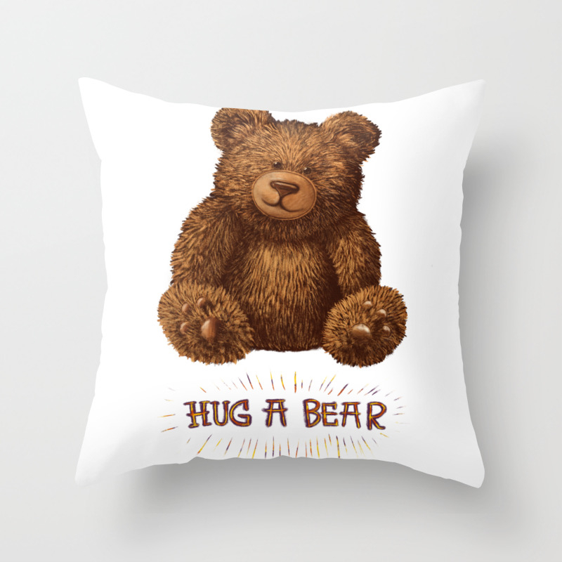 teddy pillow