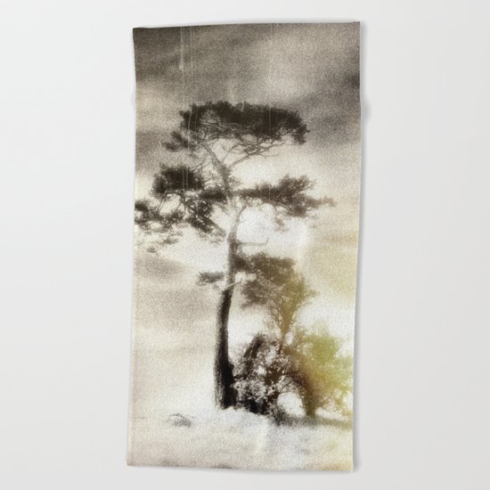 Deadly silence... Beach Towel