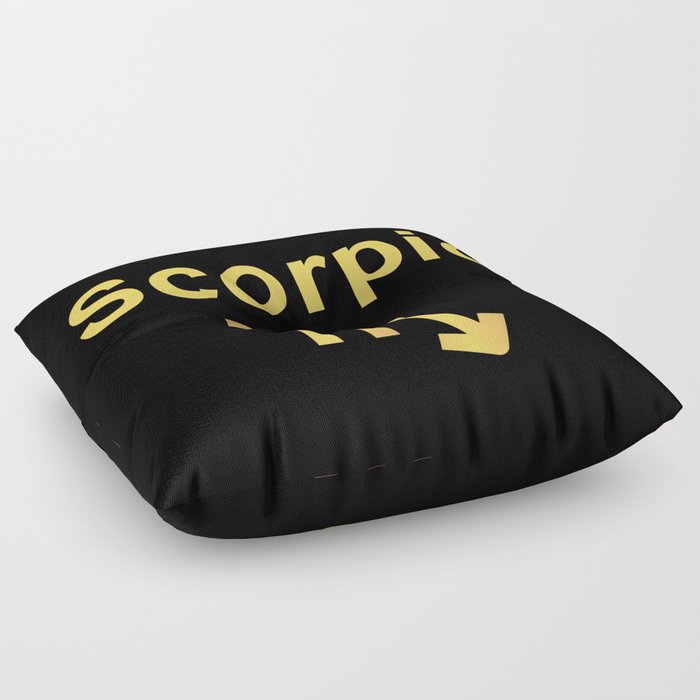 Scorpio Star Sign Gift Floor Pillow