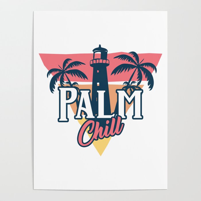 Palm chill Poster